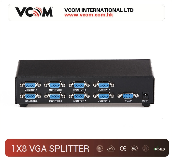 Разветвитель VGA 1=>8 от производители по низкой оптовой цене