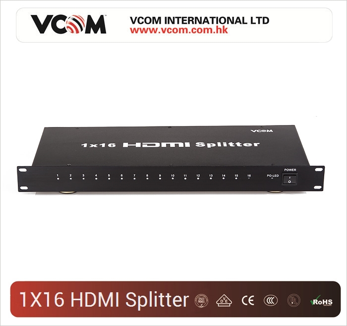 Разветвитель HDMI Splitter 1x16 Оптовая продажа