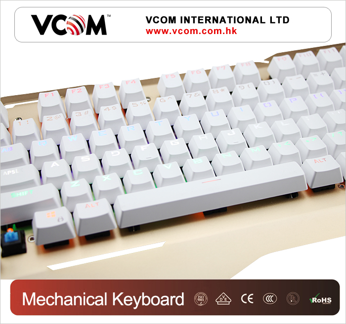 VCOM игровая механическая клавиатура с подсветкой для компьютера