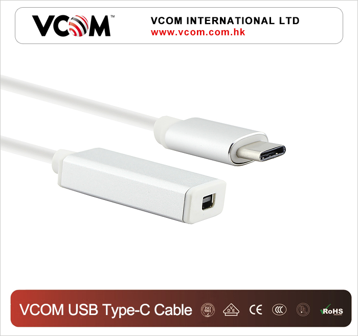 VCOM переходник кабельUSB C USB 3 1 Type C to Mini DisplayPort DP 2160p