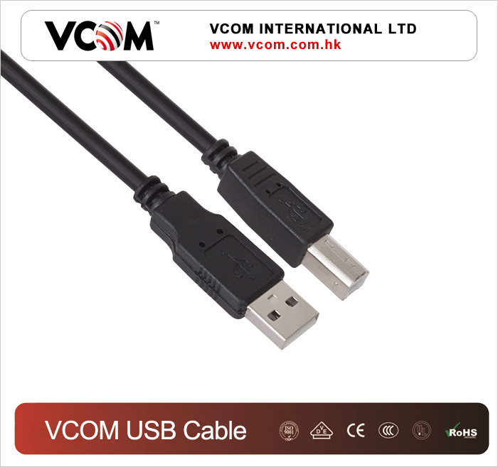 Кабель соединительный  USB 2.0 AM/BM оптовый производитель VCOM