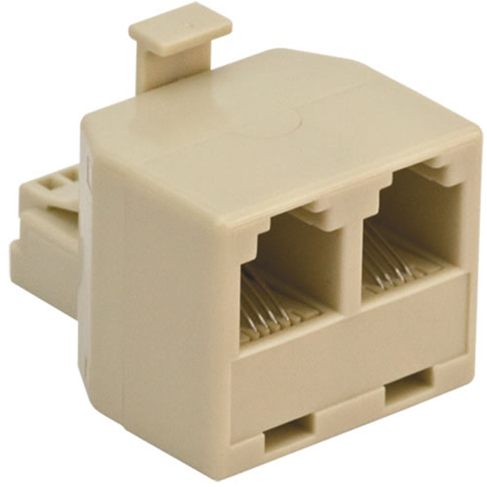 Переходник-разветвитель  8P8C Plug/2-8P8C Jack оптовая продажа